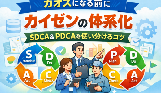 業務改善がカオスになる前に｜カイゼンを「体系化」するSDCA／PDCAの回し方